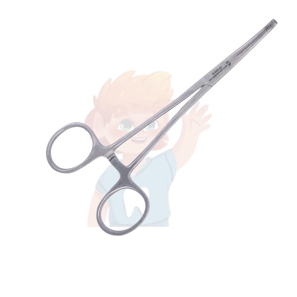 Baby-Crile érfogó 155 mm 20 fokban hajlított (Kocher vég), ZP-233