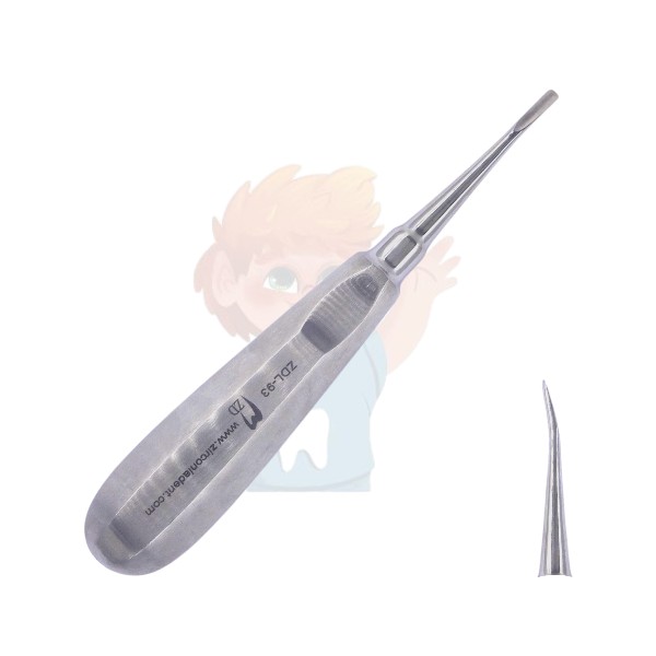 Gyökéremelő 3 mm hajlított, ZDL-93